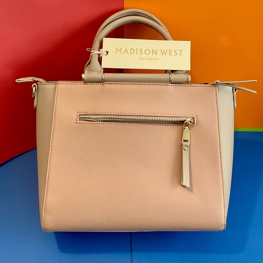 Madison West PU Satchel Handbag - NWT